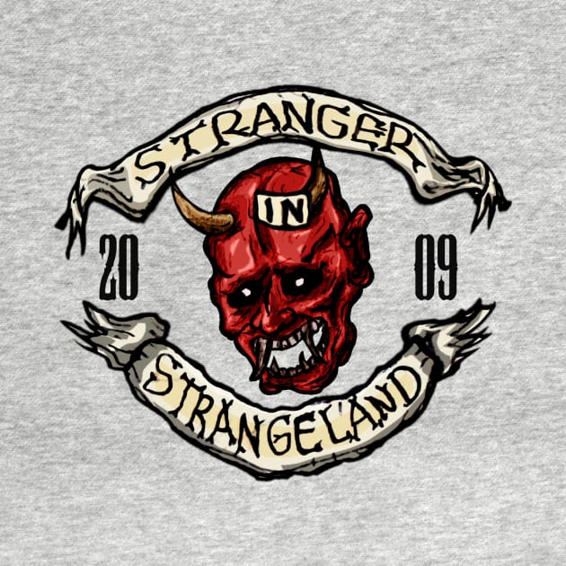 Stranger In Strangeland Logo kabuki mask Version by fixedthor